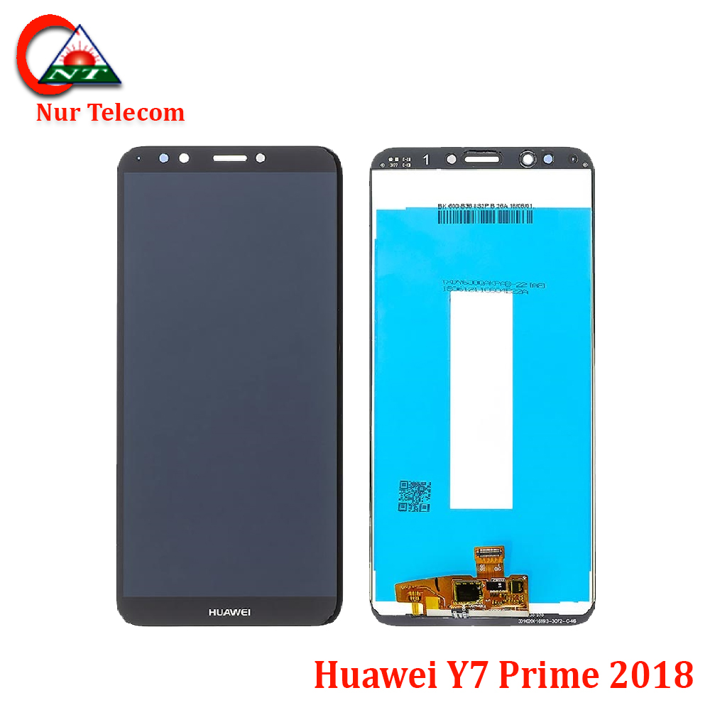 Mumbi Cover Trasparente Per Huawei Y7 (2018), Custodia Protettiva Morbida TPU, Bianco Chiaro