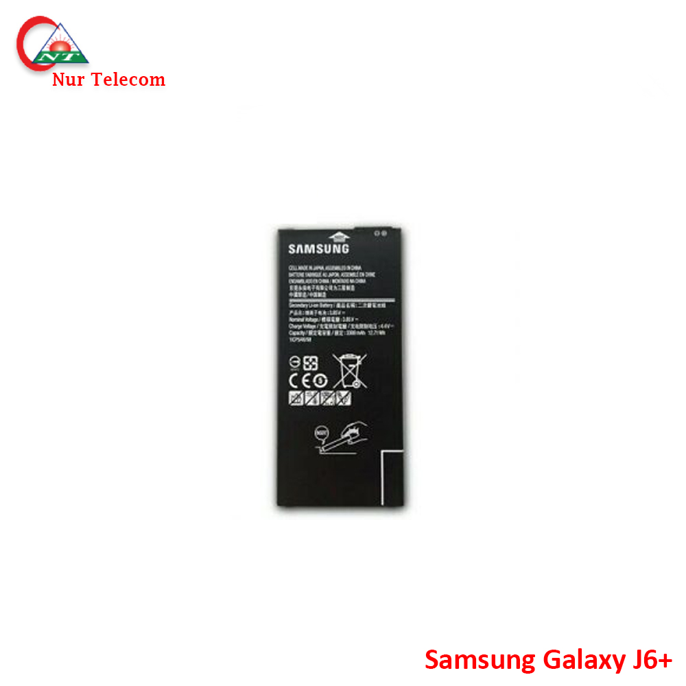 Original Samsung Galaxy J6 plus Battery price in BD Nur