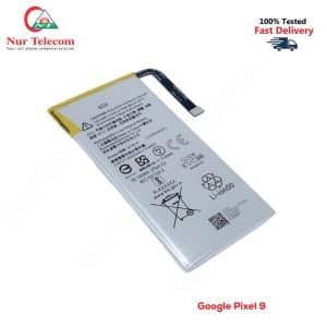 a battery with text on it Google Pixel 9 battery