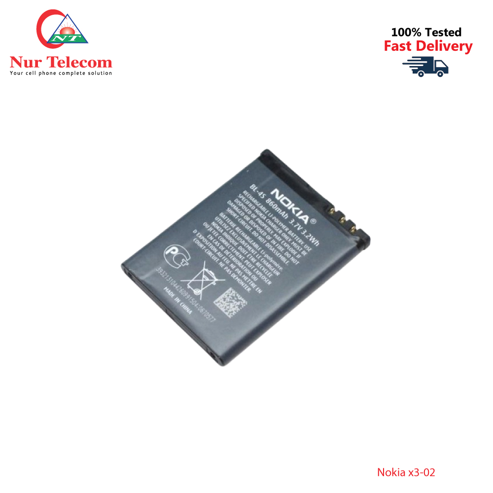vhbw Batterie Compatible avec Nokia X3-02 Touch and Type, X3 Touch and Type Smartphone (600mAh, 3,7V, Li-ION