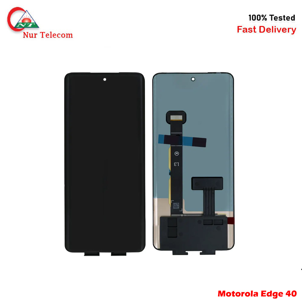 Motorola edge 40 (Display curvo OLED 6.55 FHD+ 144Hz, Camera 50(f/1.4)+13MP, Caricatore 68W in confezione, Batteria 4400mAh, IP68, 8/256GB, 5G, Dual SIM, NFC, Android 13, Cover inclusa) Jet Black