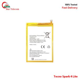 Tecno Spark 4 Lite Battery Price In BD